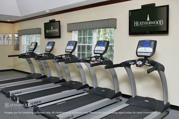 fitness center with treadmills at Colony Park, Ronkonkoma, New York